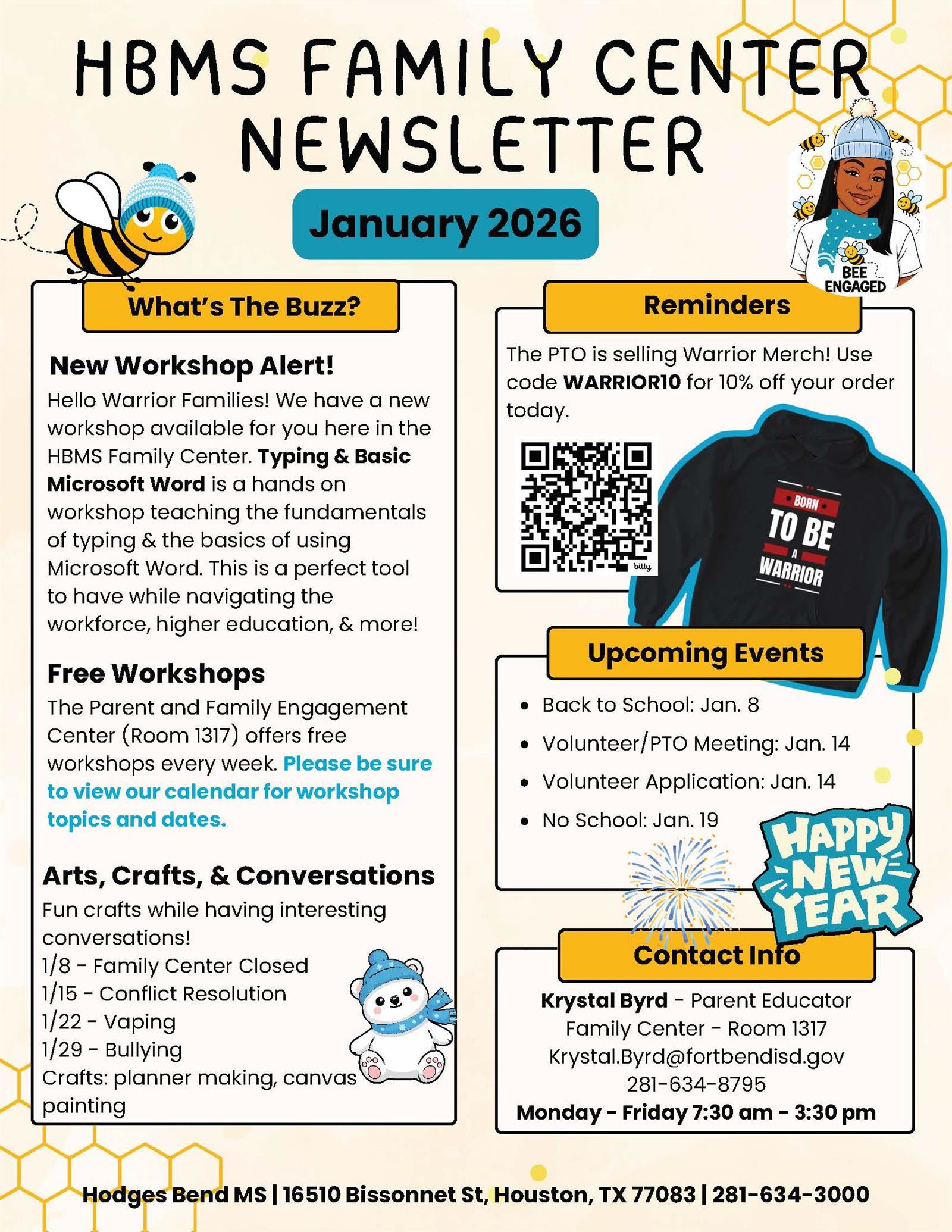  Family Center Monthly Newsletter